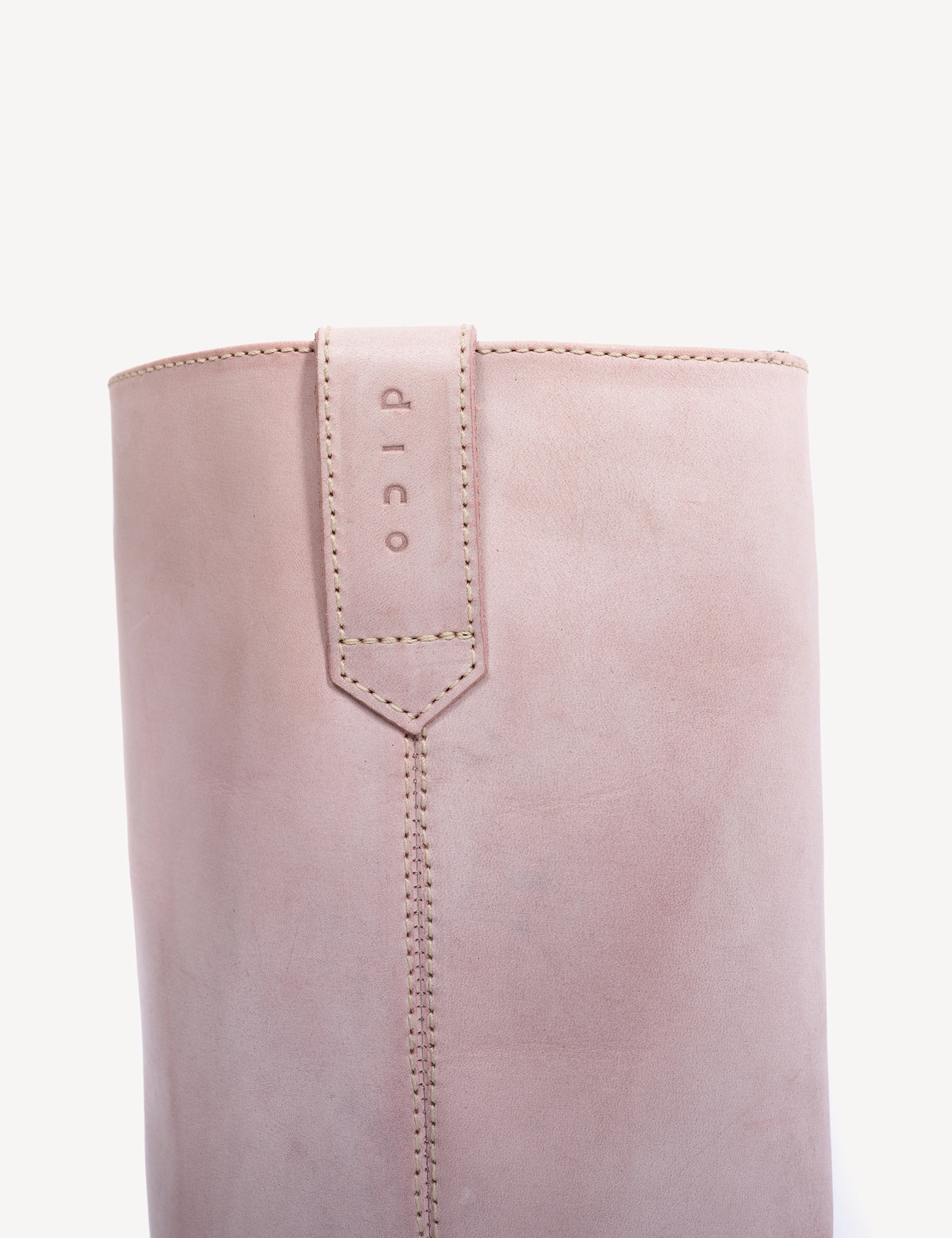 Ann Gaucho Boot In Pink Escovado Leather - Image 7