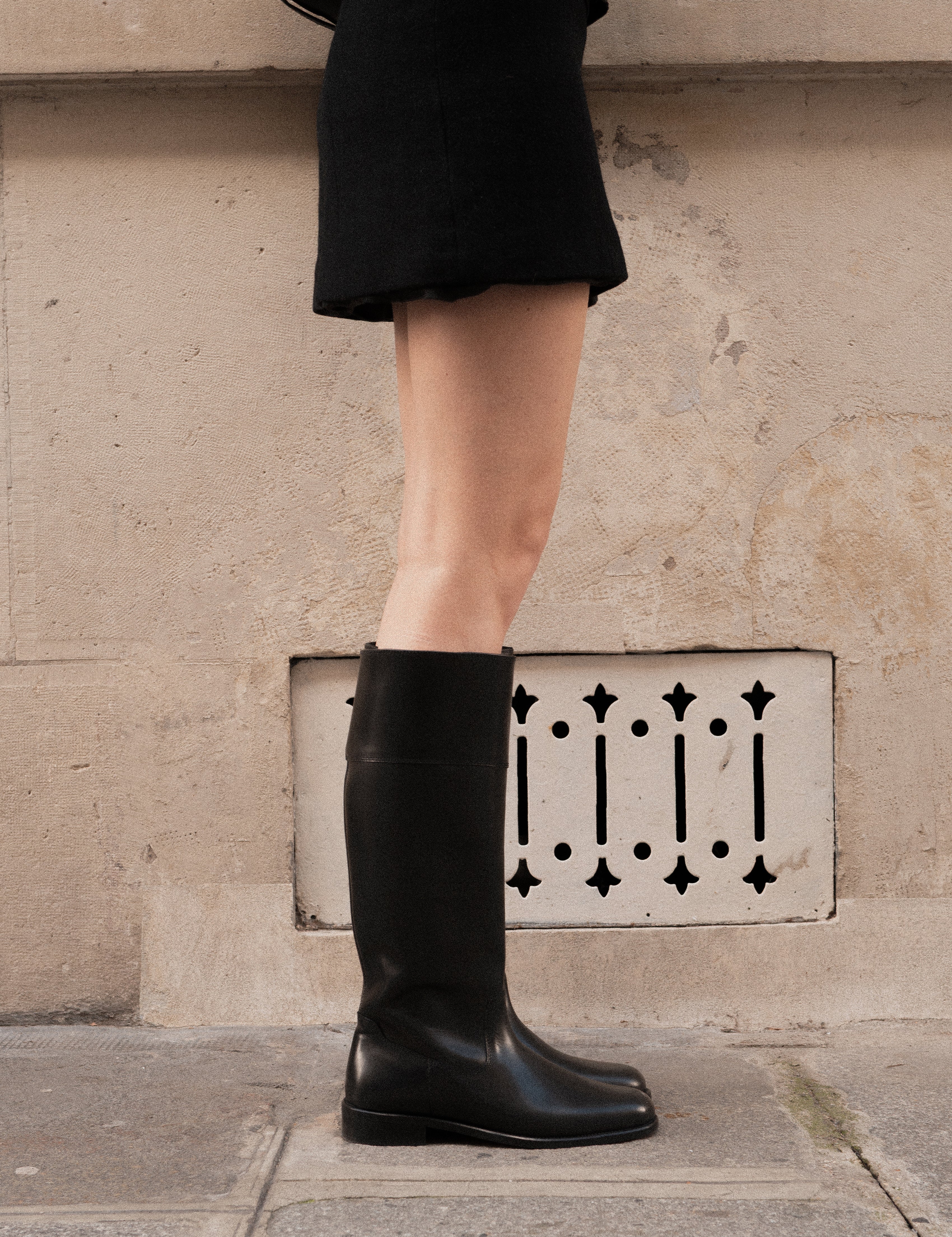 Cavalry Boot In Black Calfskin - Image 3