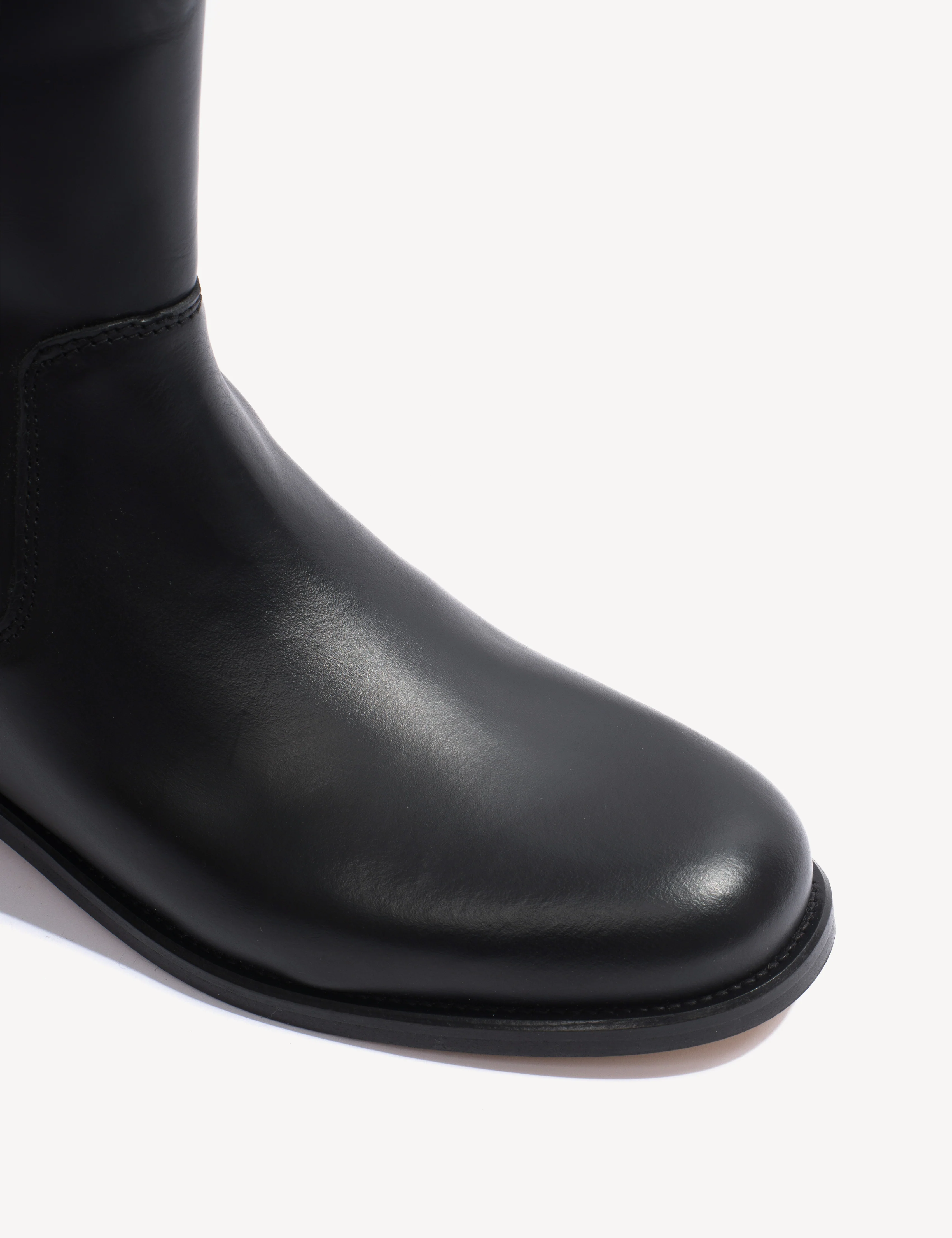 Cavalry Boot In Black Calfskin - Image 6