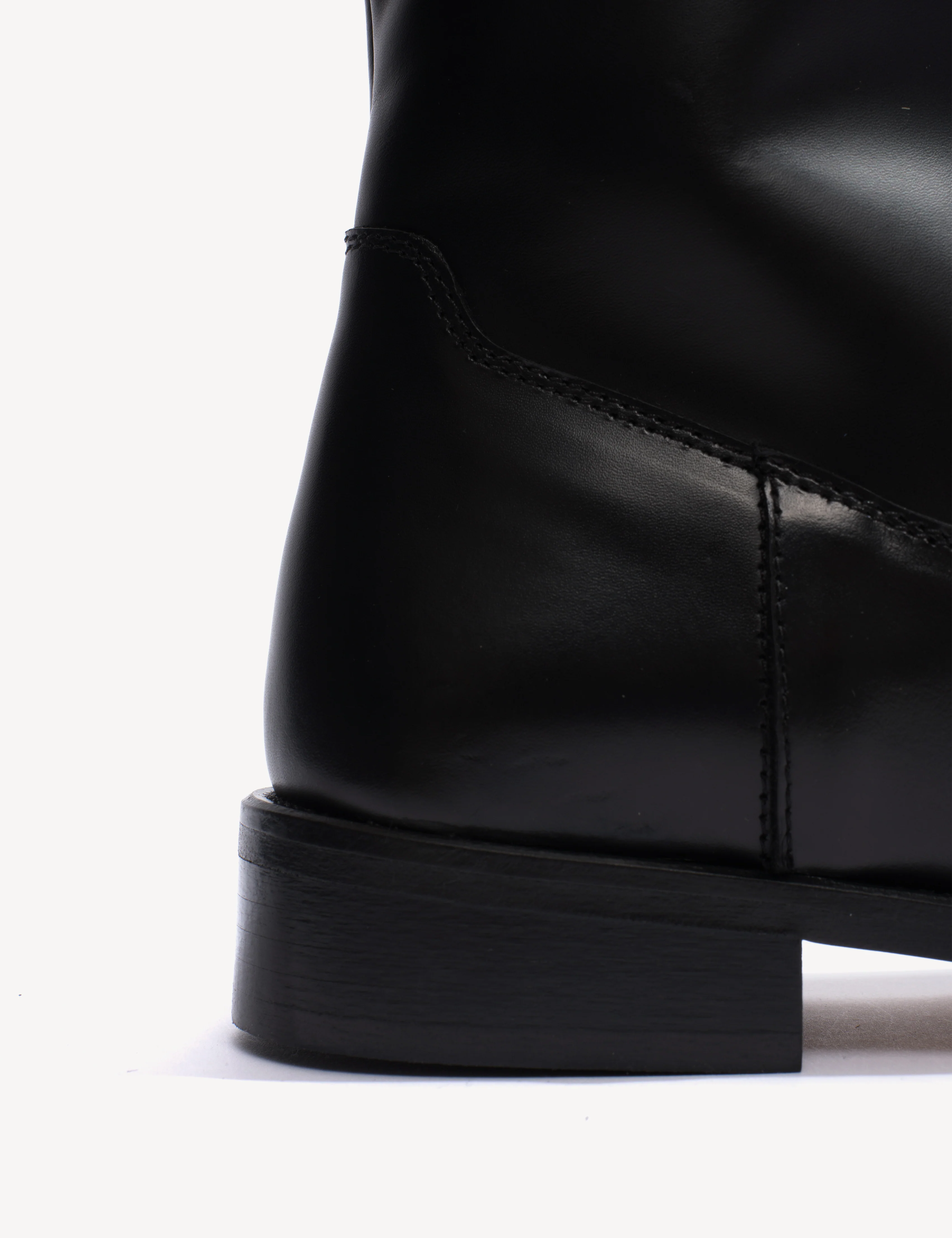Cavalry Boot In Black Calfskin - Image 7