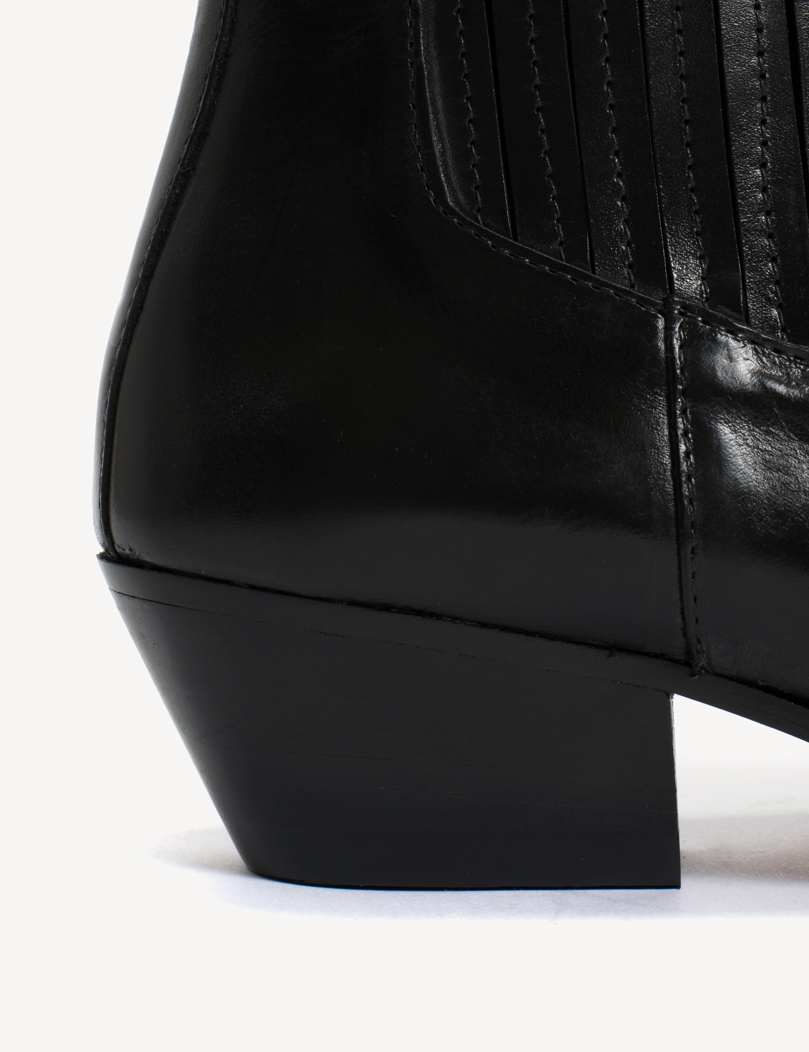 Dasha Chelsea Boot In Black Escovado Leather - Image 7