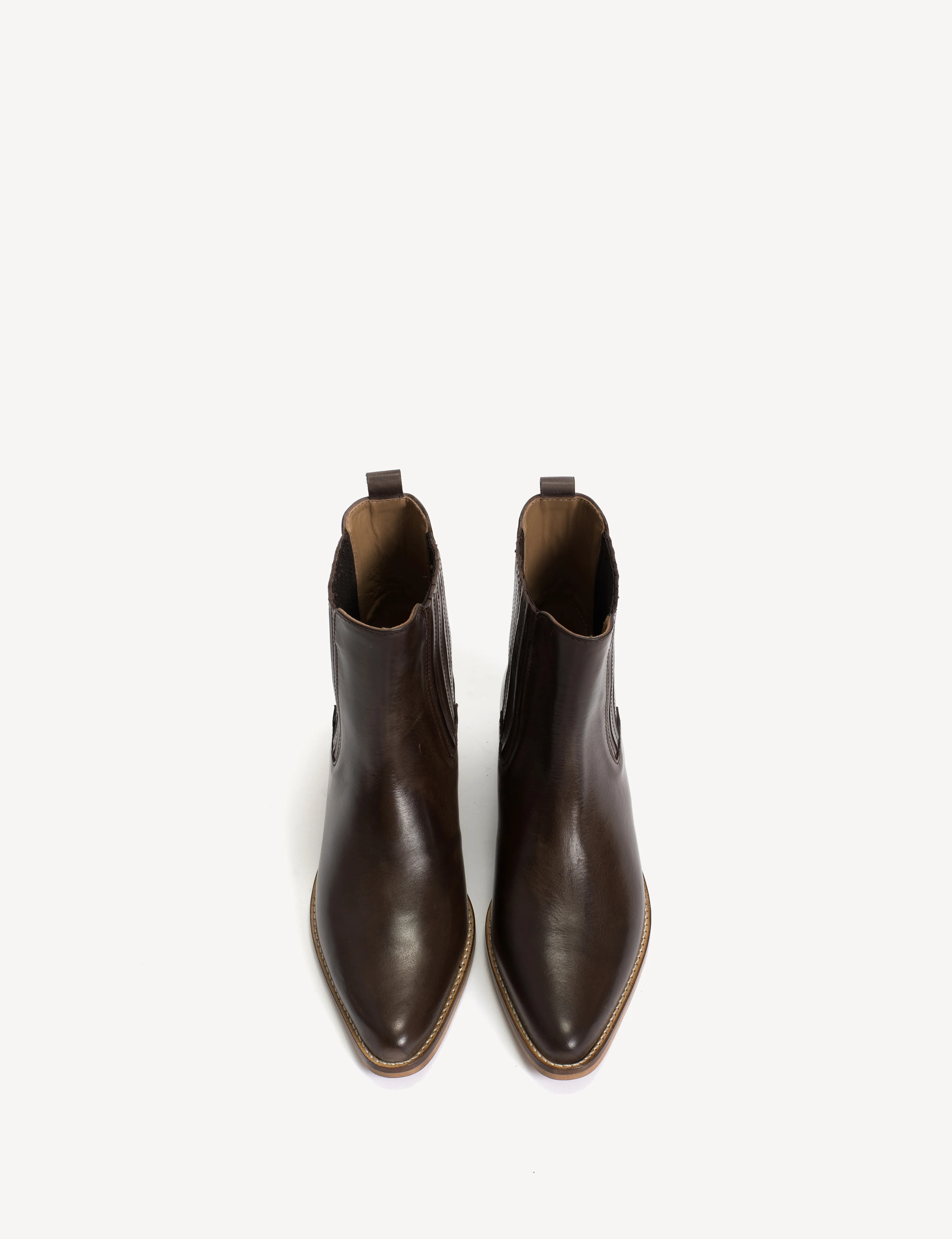 Dasha Chelsea Boot In Brown Escovado Leather - Image 6
