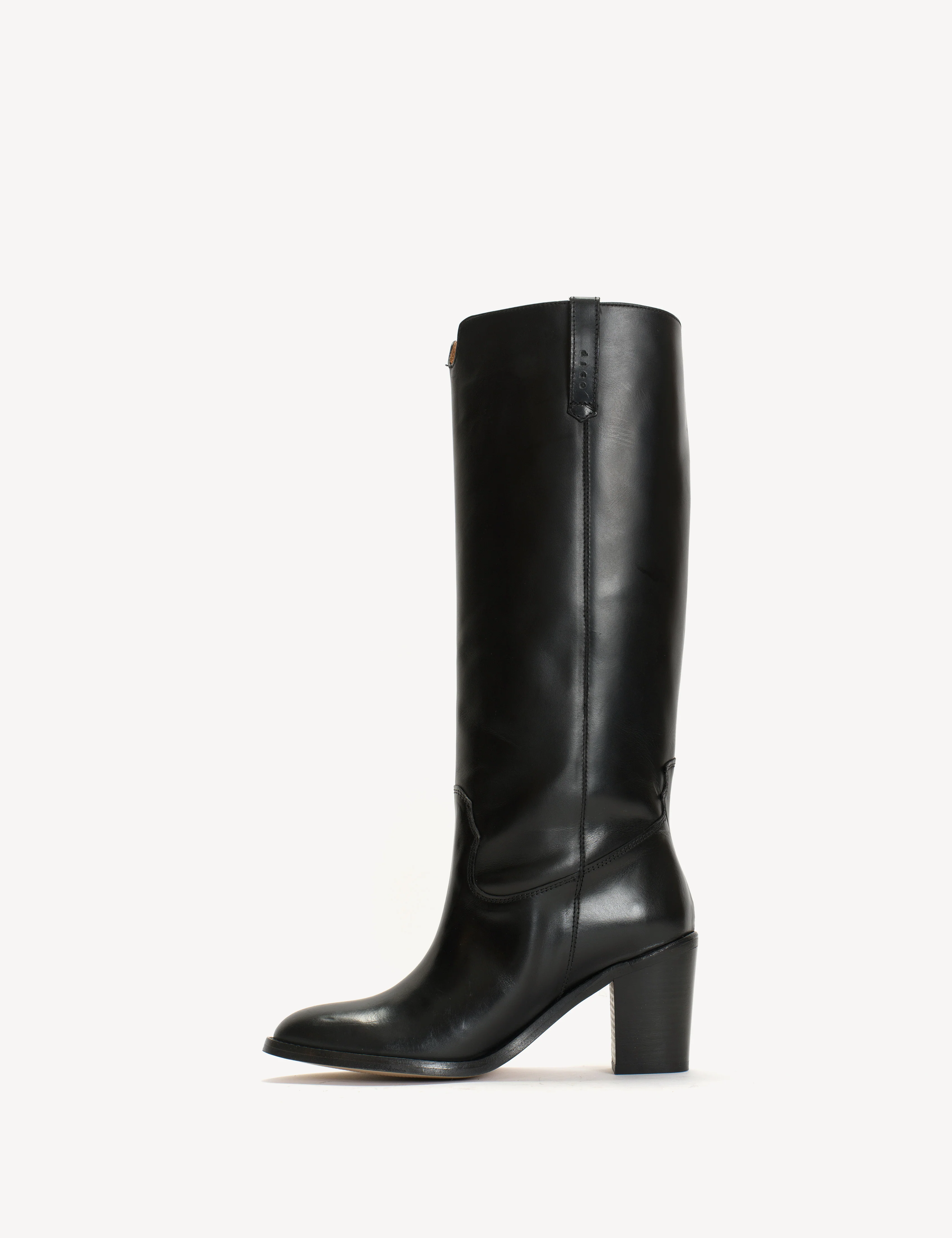 Janie Boot In Black Texas Leather - Image 4