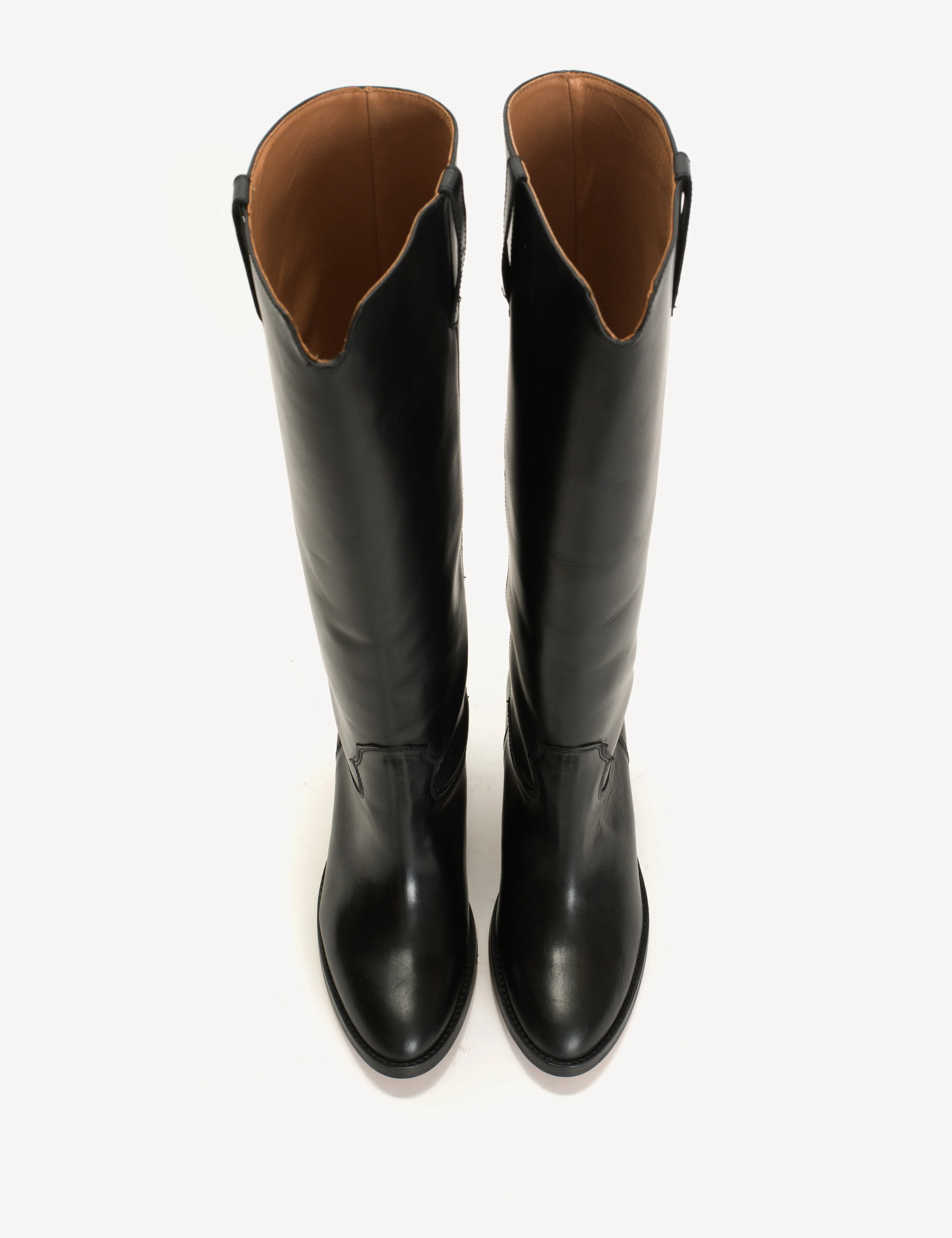 Janie Boot In Black Texas Leather - Image 5