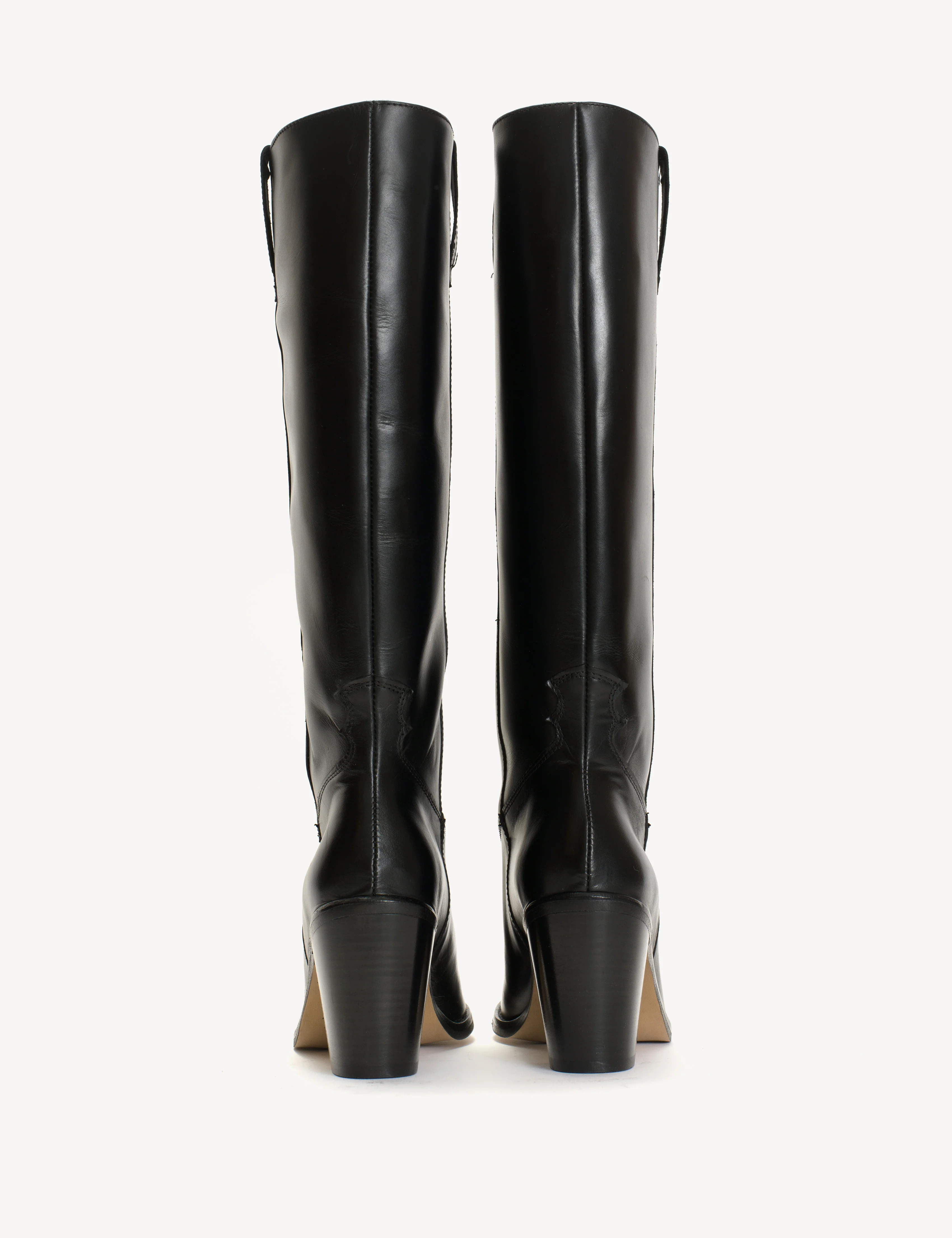 Janie Boot In Black Texas Leather - Image 6