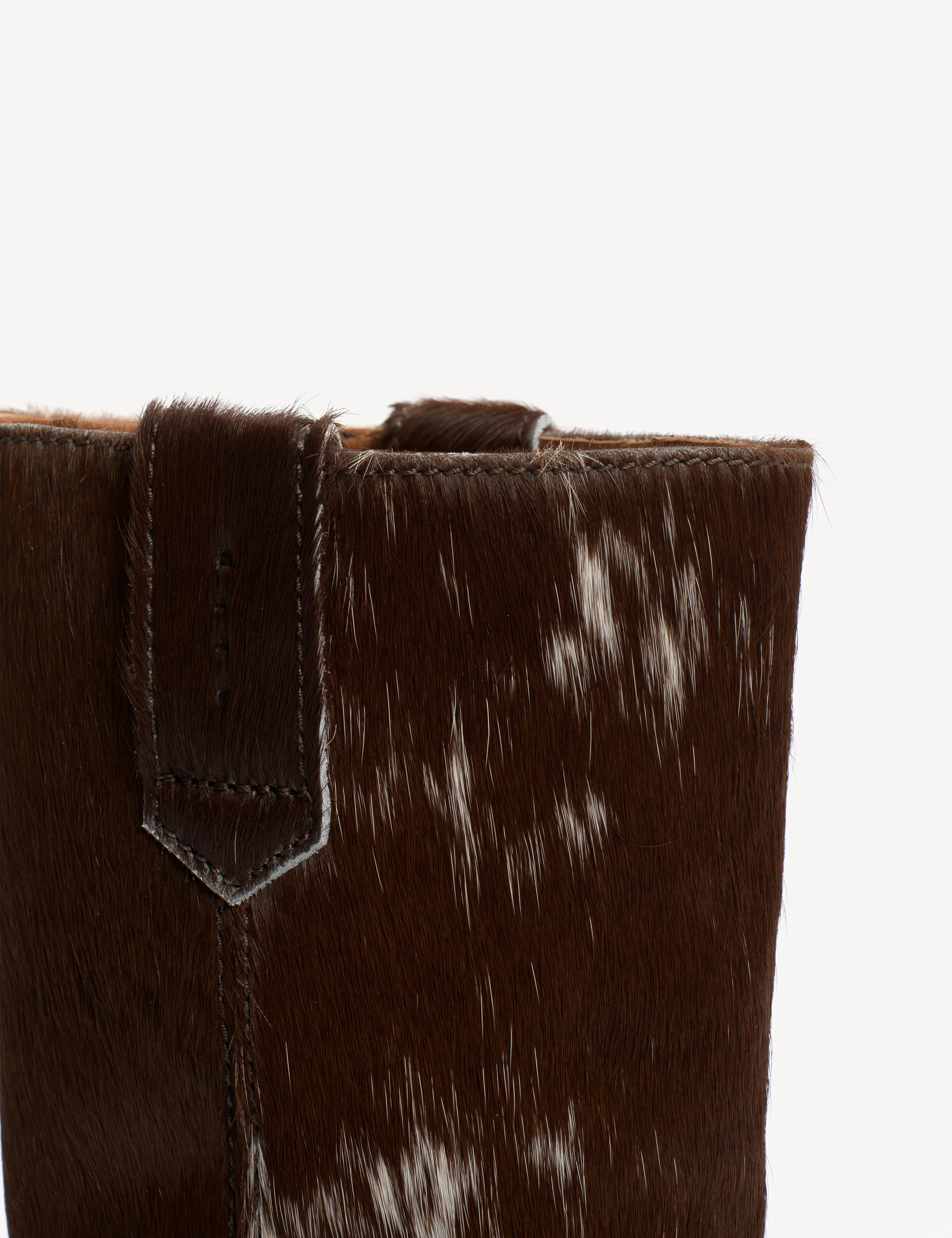 Julia Gaucho Boot In Brown Shades Cow Fur - Image 12
