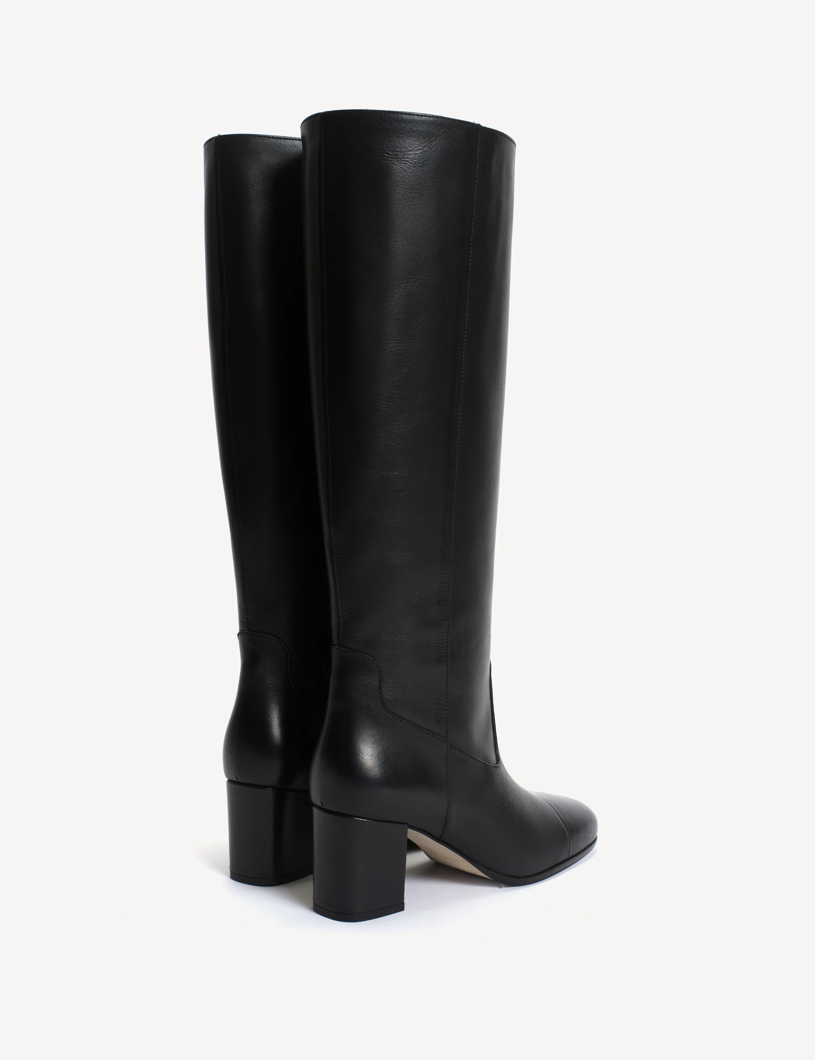 May Boot High In Black Calfskin - Image 4
