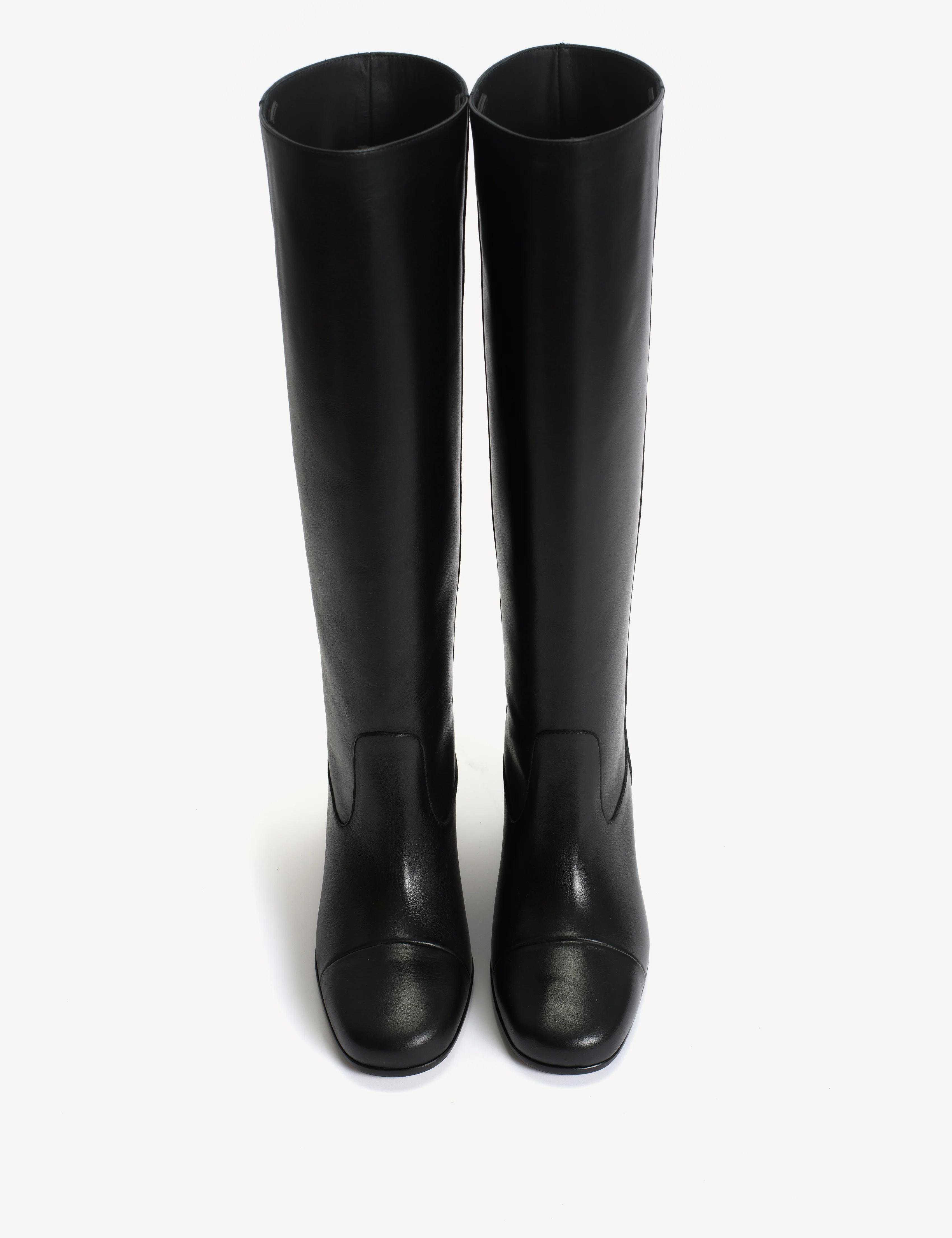 May Boot High In Black Calfskin - Image 5