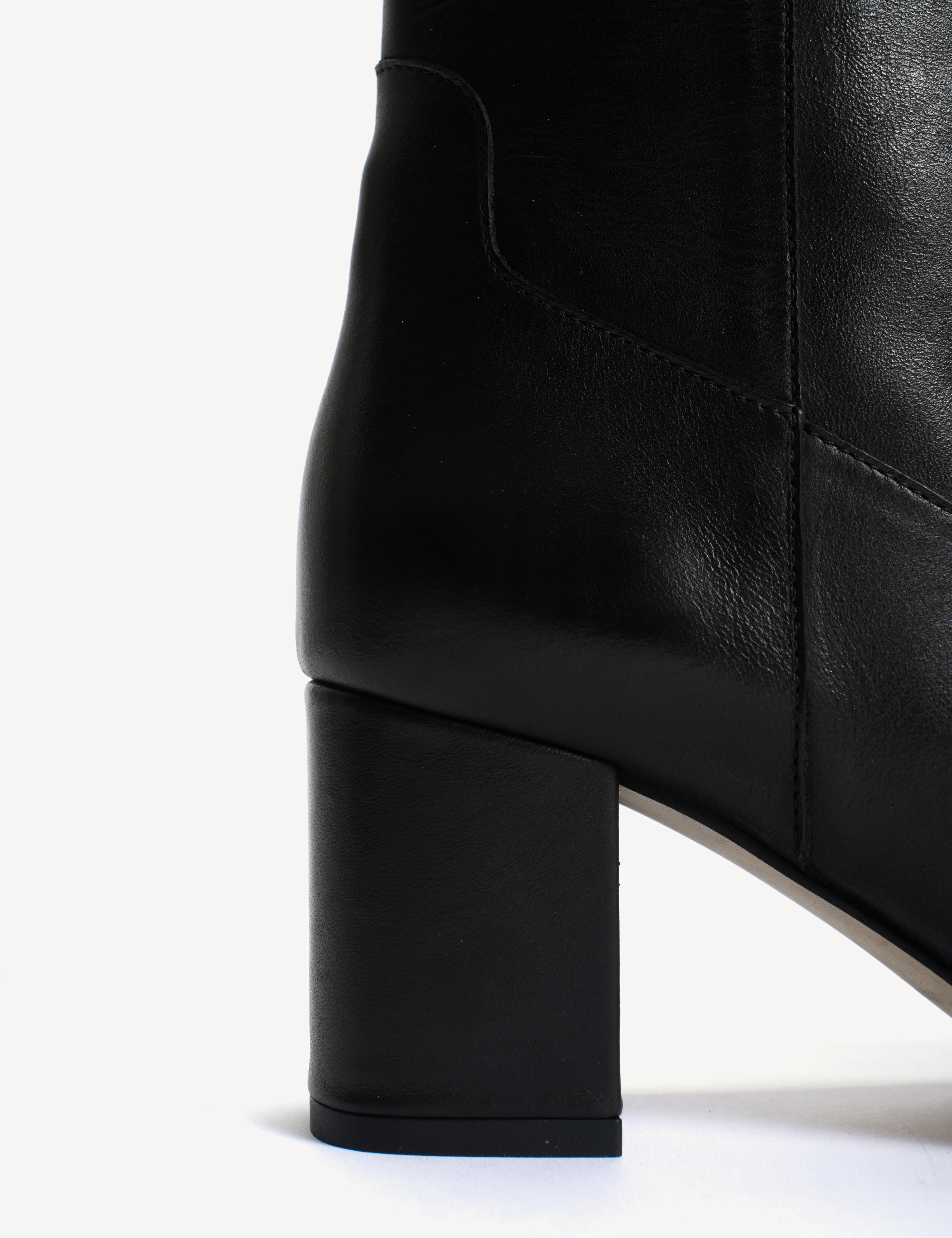 May Boot High In Black Calfskin - Image 7