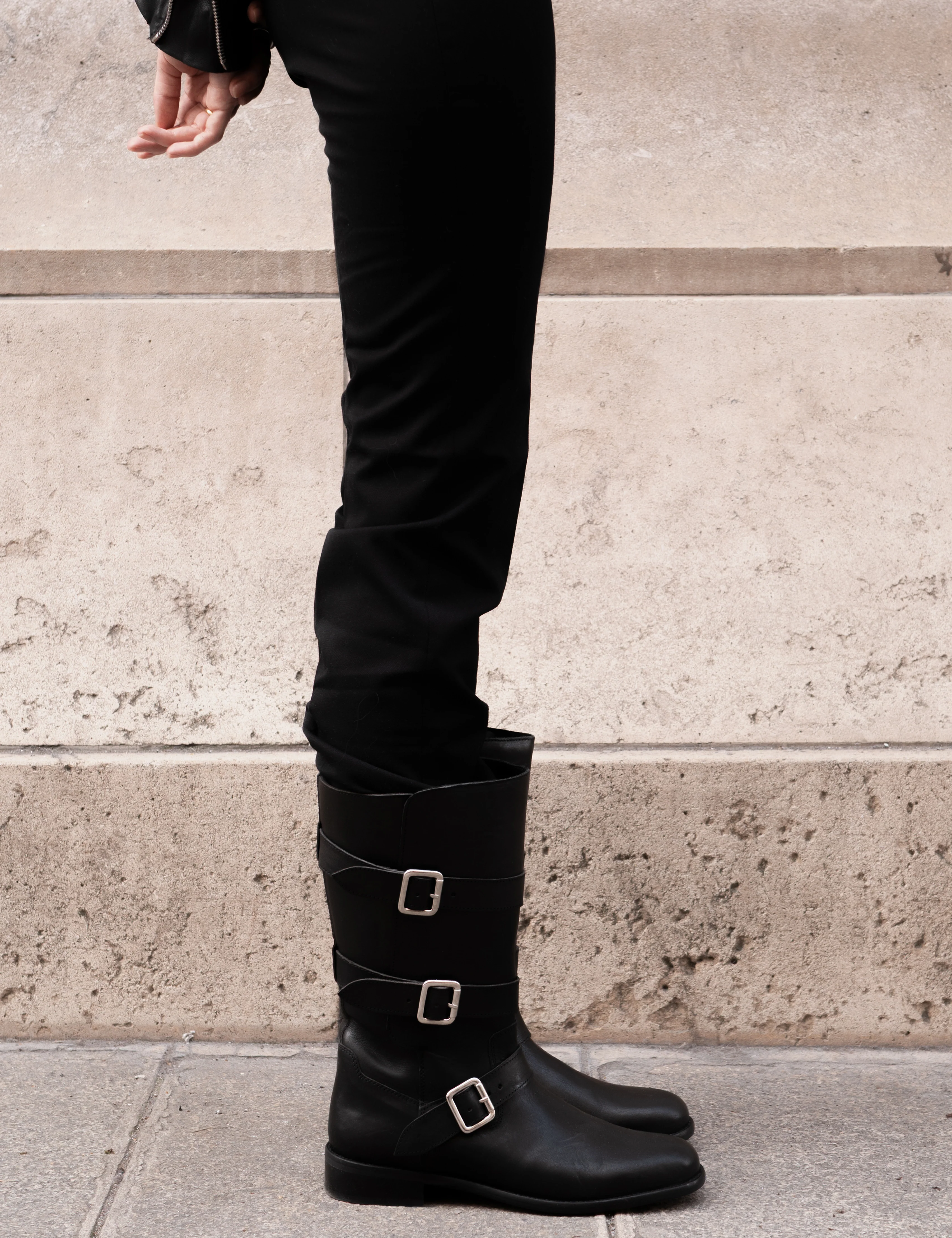 Mia Boots In Black Calfskin - Image 3