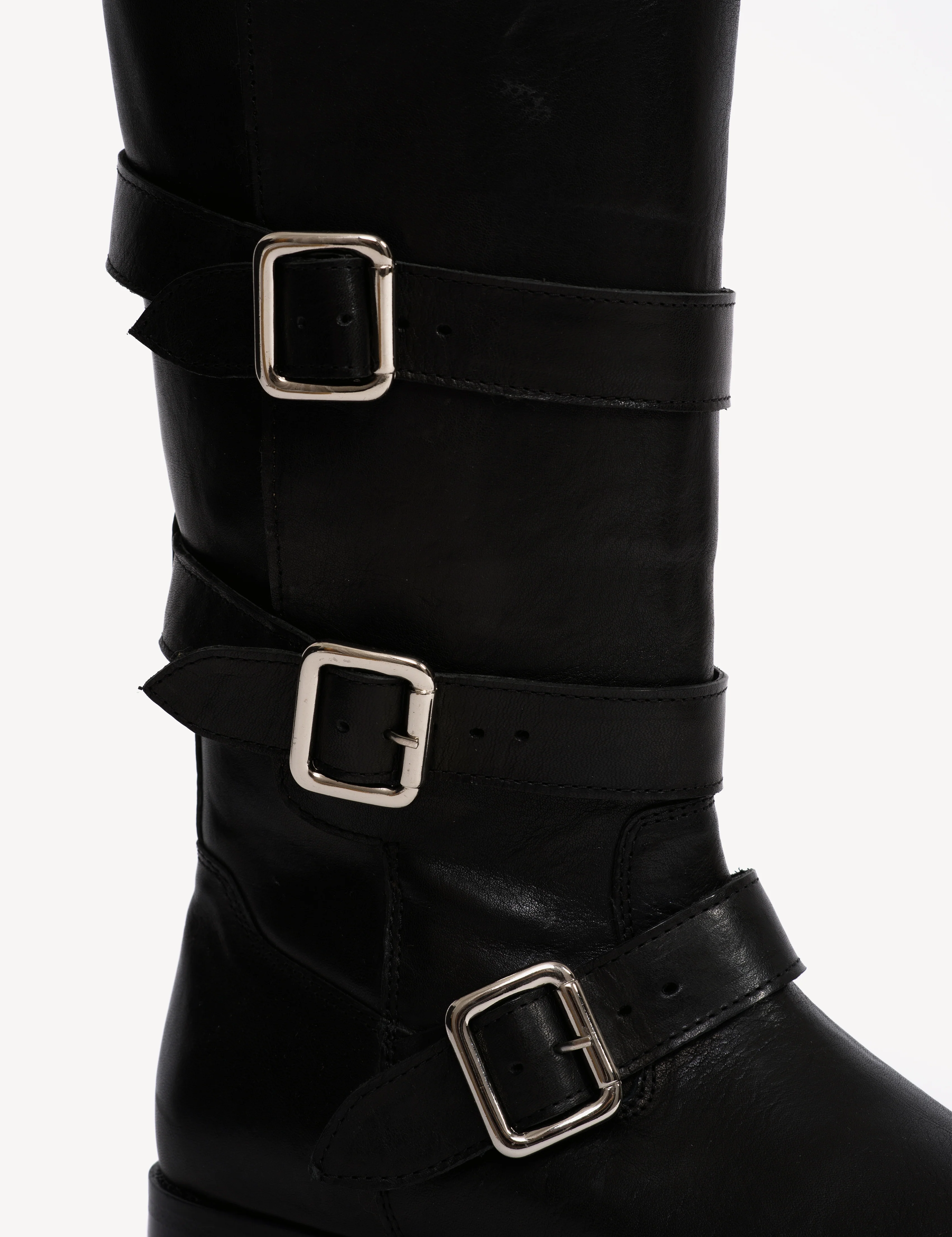 Mia Boots In Black Calfskin - Image 8