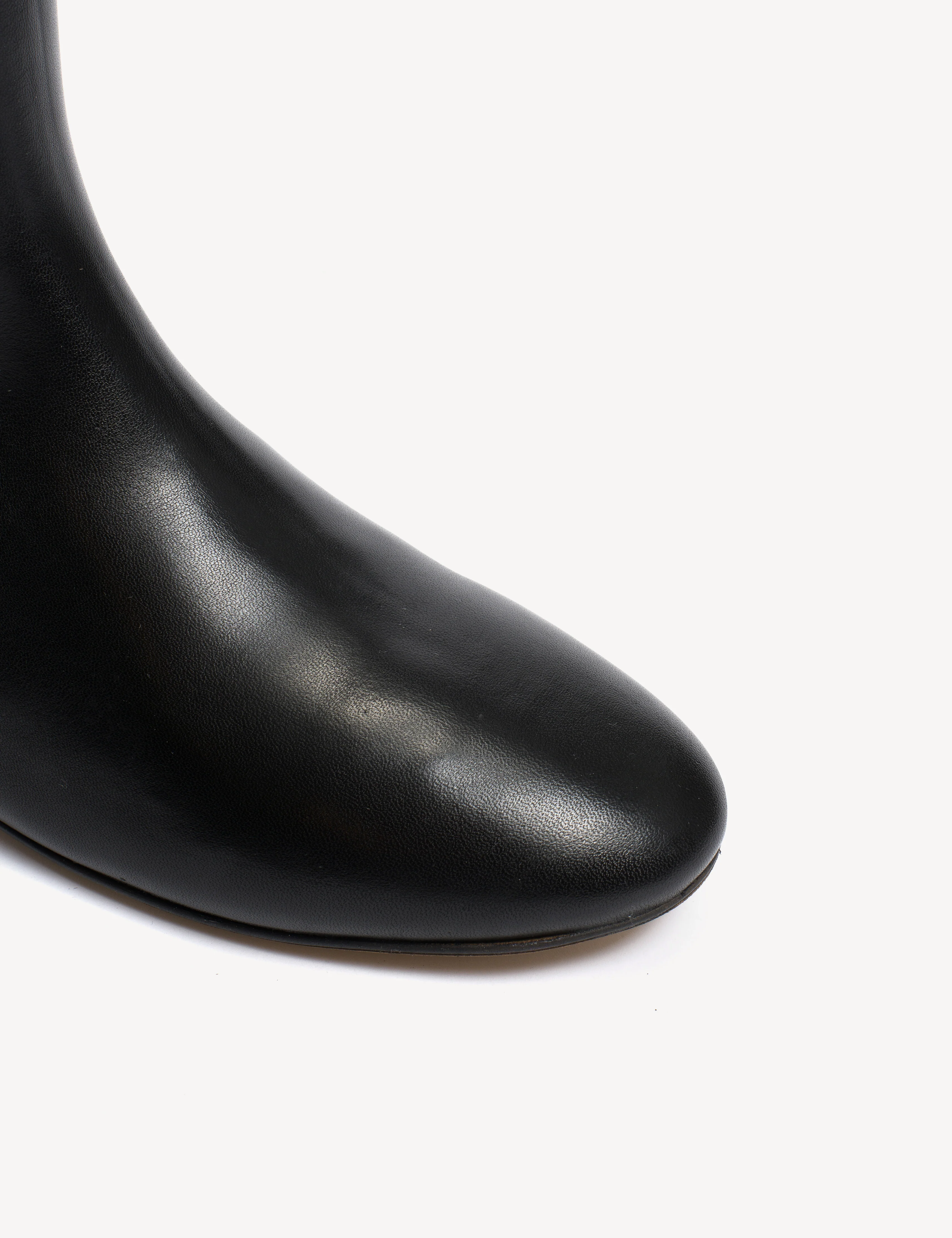 Nadine Boot In Black Calfskin - Image 4