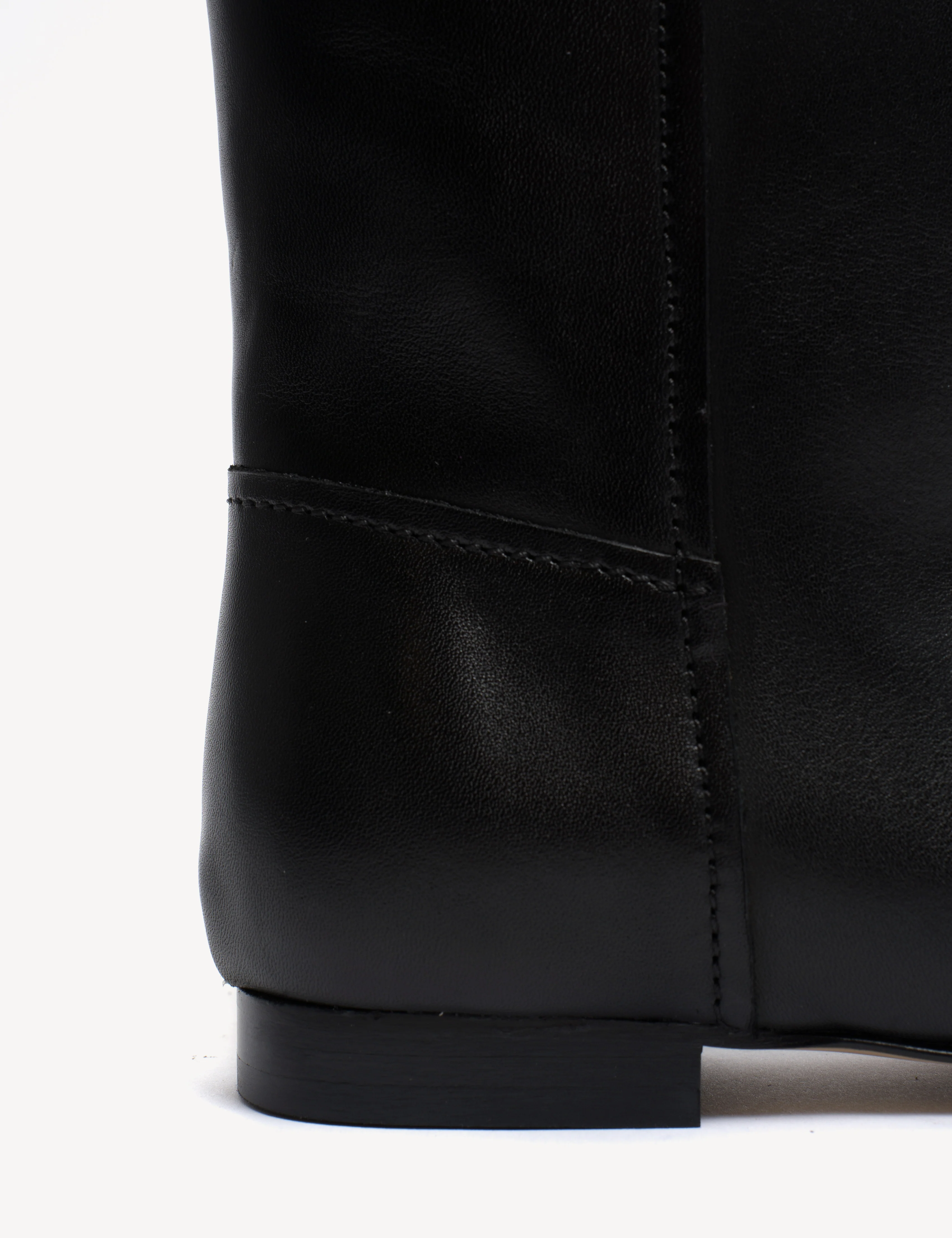 Nadine Boot In Black Calfskin - Image 5