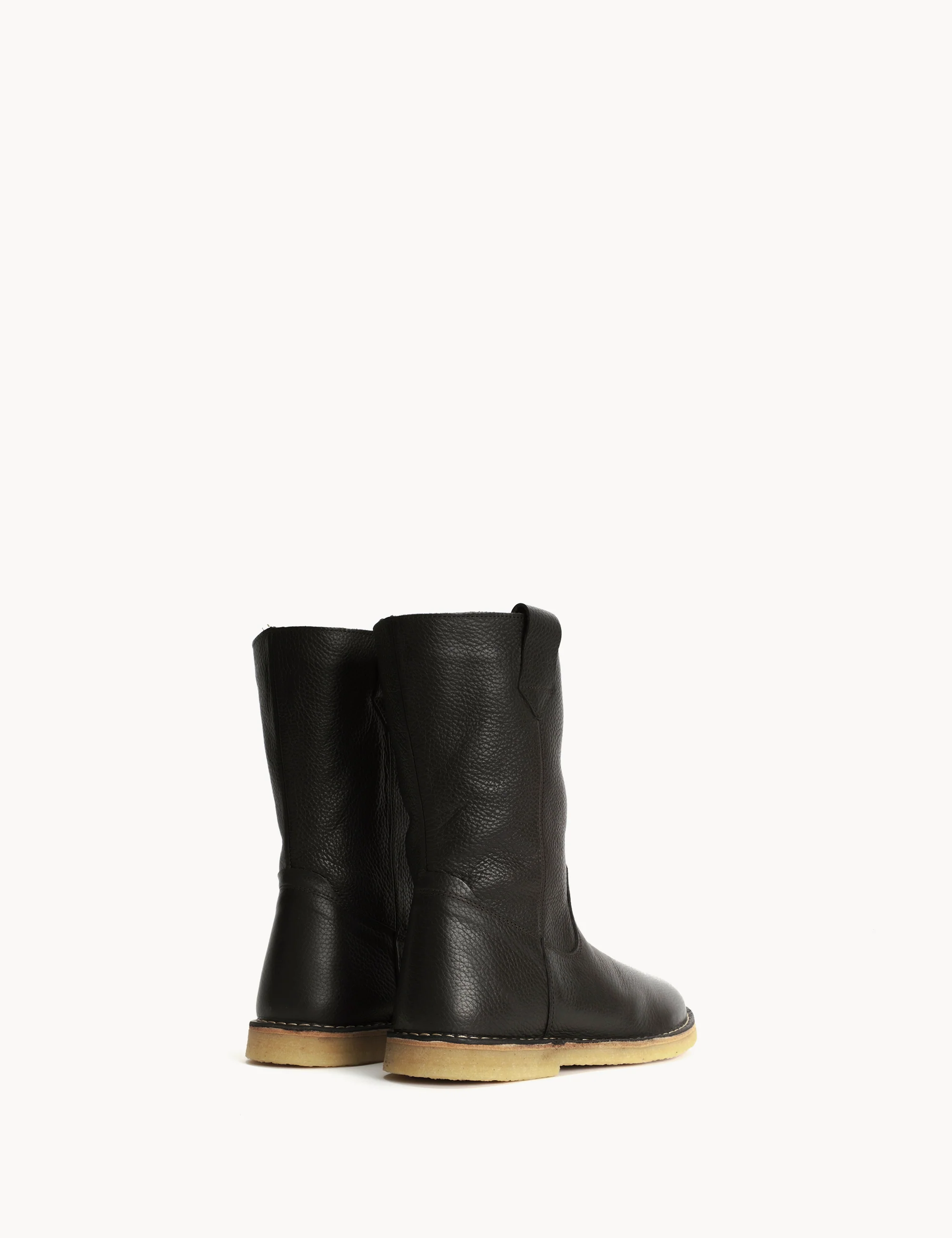 Surf Boot In Brown Gravado Leather - Image 3